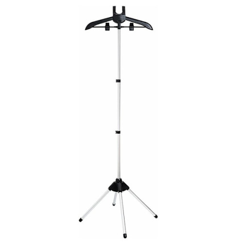 Gulvmonteret strygejernsstativ Dampstativ SORT Sort