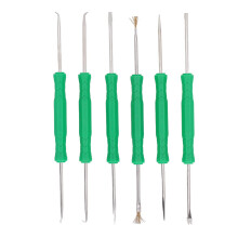 6 Pcs Double Sided Soldering Assist Tools Set with Hardened Tips for Precision Electronic