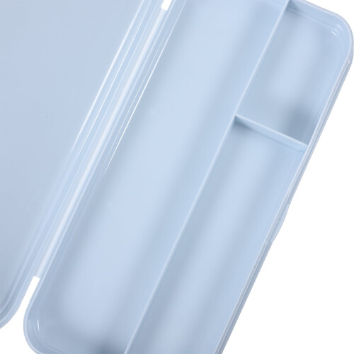Scatola portaoggetti per matite in plastica a forma di macaron 1
