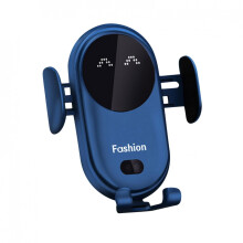 Soporte para cargador inalámbrico inteligente para coche, carga rápida de 10 W, detección automática, montaje en rejilla de ventilación,