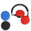2 τεμάχια Universal Stretchable Headphone Replacement Πλενόμενο κάλυμμα ακουστικών για ακουστικά 3