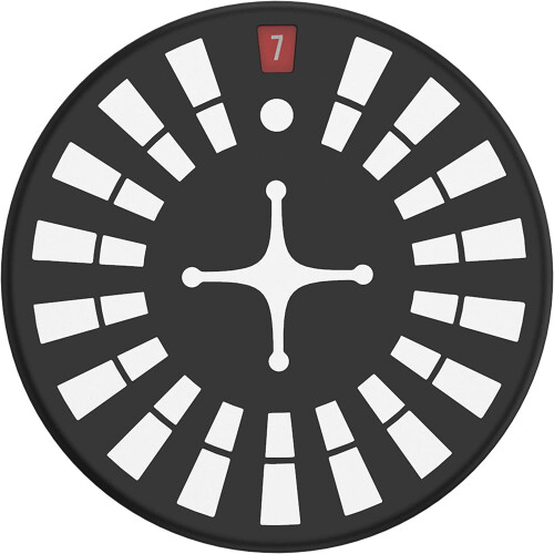 PopGrip Backspin: Impugnatura intercambiabile e girevole per telefoni e tablet - Backspin Roulette 1