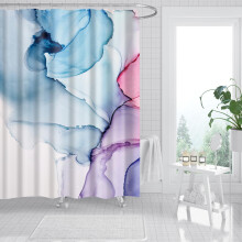 Cortinas de ducha Avtoify: ahorros, varios diseños. Cortinas de ducha para baño con impresión digital. Cortinas de ducha de poliéster B.