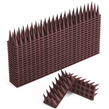 Bird Spikes 30 Pack Effective Pigeon Deterrent Weather Resistant Plastic Strips for Fence Roof Garden