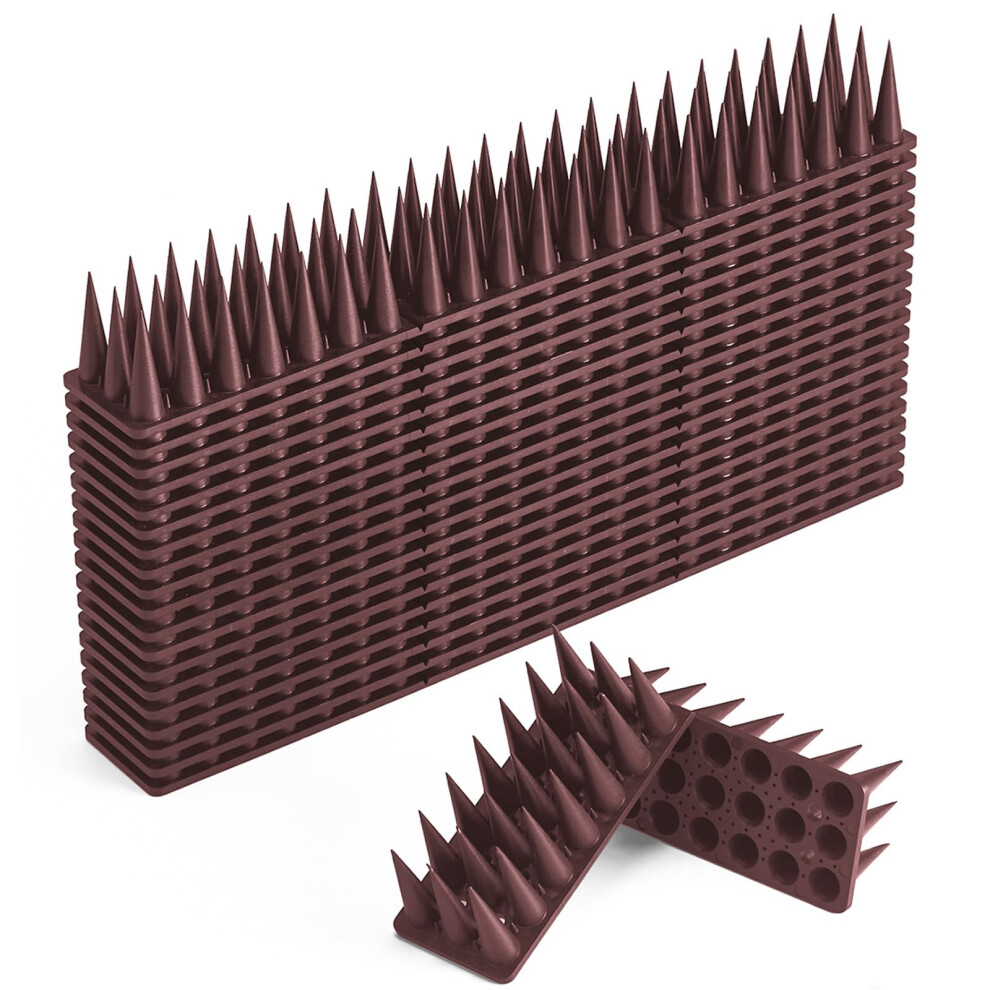 Bird Spikes 30 Pack Effective Pigeon Deterrent Weather Resistant Plastic Strips For Fence Roof Garden 9164114608598