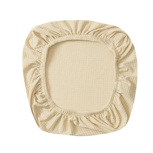Elastische bureaustoelhoezen, afneembare stoelhoes, beige