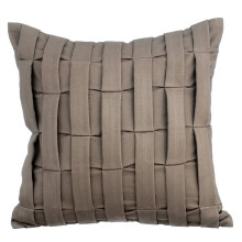 Kussenhoezen 14x14 inch grijs, suède sierkussenhoezen, handgemaakt effen kleur, modern rookgrijs - Love Tune