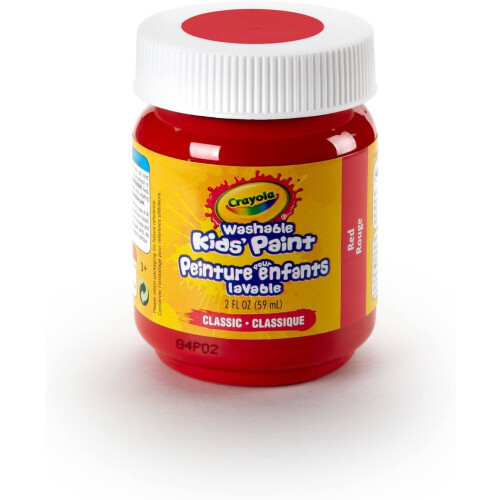 Crayola Washable Kid s Paint Red 2 oz