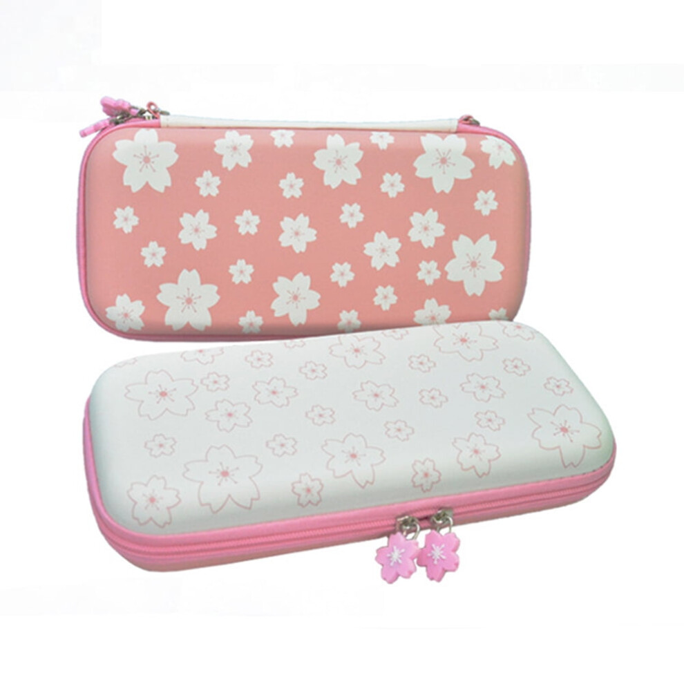 Jixopn Eva Hard Carrying Case Sakura Travel Storage Bag For Compatible With Nintendo Switch/Oled Pink 9395123284880