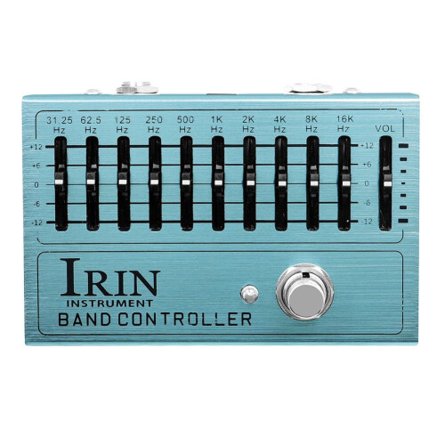 Irin Overdrive Distortion Ten Segment Eq Effektenhet for Elgitar, C