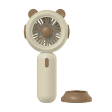 WINDLAND Portable Mini Handheld Desktop Fan AA Battery Operated 3 Speed USB Fan