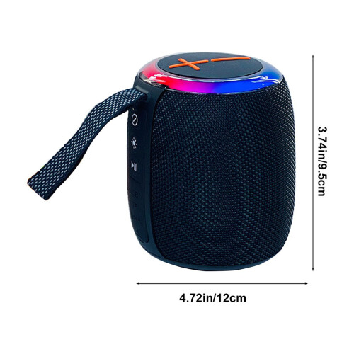 PAVEOS Γοητευτικό Κρεμαστό Ηχείο Bluetooth με Πολύχρωμα Φώτα, Υποδοχή Κάρτας & Ασύρματη 1