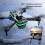 Drone με κάμερα 1080P για ενήλικες και παιδιά, πτυσσόμενο τετρακόπτερο τηλεχειρισμού 8