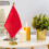 6 Pcs Table Flag Pole Table Decor Sturdy Flag Holder Retainer Holder Practical Flagpole Holder Office 4
