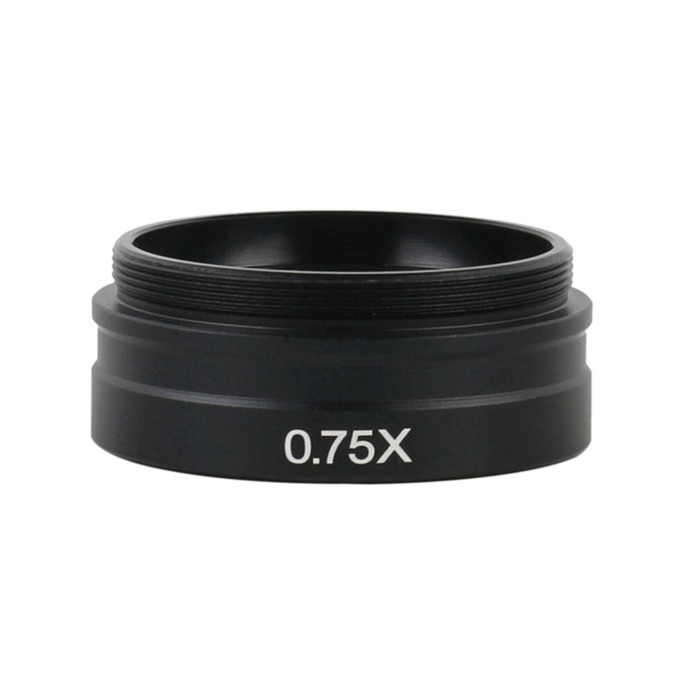 Professional Monocular Microscope Auxiliary Objective Barlow Lens 0.75X Install Thread 42Mm For 10A 120X 180X 300X 9395123286563