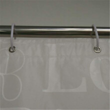 Cortina de ducha transparente para baño