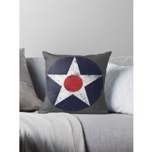 Nieuwe sierkussenhoezen met het logo van het US Army Air Corps (USAAC) (16x16 inch), geschikt voor de bank, dubbelzijdig.