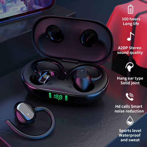 Ακουστικά Gnobogi Bluetooth πίσω από το αυτί | Ακουστικά ανοιχτού αυτιού για αθλήματα | 2