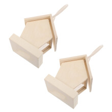 Miniaturní ptačí budka Ease Woodsy – DIY dekorace (2 ks)