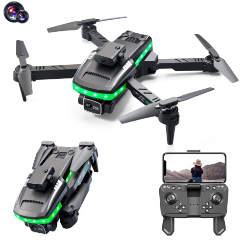 Εκπτώσεις! Κάμερα lulshou Drone1080P, Πτυσσόμενο FPV RC Quadcopter με φλας LED, συμβατό με ενήλικες
