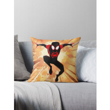 Een NIEUWE Across The Spider Verse - Miles sierkussenhoes voor op de bank, 20x20 inch