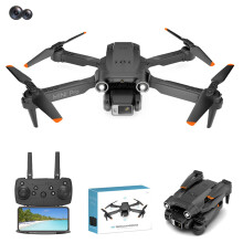 WJSXC Drohne mit Dual-1080P-HD-Kamera, FPV-Fernsteuerung mit Höhenhaltung, Headless-Modus und Geschwindigkeitsanpassung – kompatibel mit Schwarz