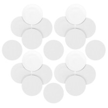 20 unidades de etiquetas NFC Ntag215 em branco, redondas, sem contato, com circuito integrado inteligente (brancas)