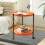 Mini mesa, mesa de cabeceira pequena e prática para apartamentos pequenos. 5