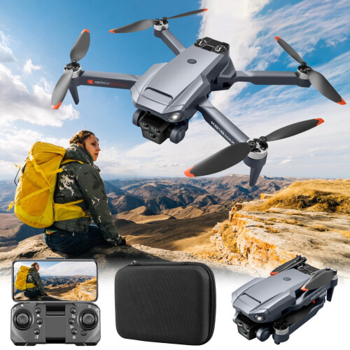 Μίνι Drone χωρίς ψήκτρες για παιδιά και ενήλικες, FPV 5 καμερών, αντοχή στον άνεμο,