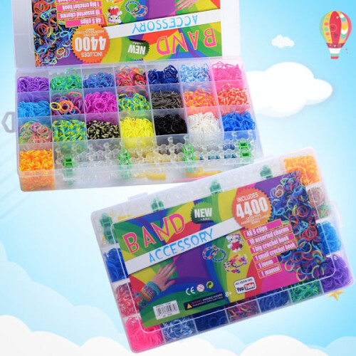Loom Bands Kit - 4400pcs and accessories. multicolor 1