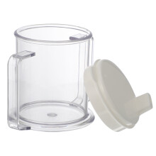 Plastic Water Glasses Drinking Cups Coffee Heat- Kids Toddler Bottles for Milk 1 Year Old Clear Child