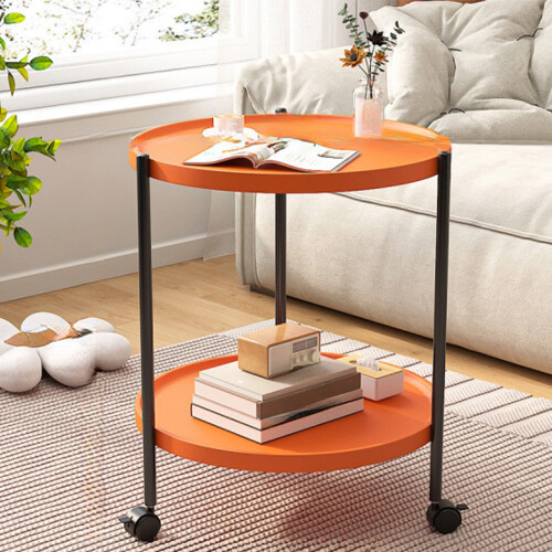 Mini mesa, mesa de cabeceira pequena e prática para apartamentos pequenos. 2
