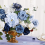 2X Συνδυασμός λουλουδιών Dusty Blue για DIY νυφικές ανθοδέσμες, κεντρικά διακοσμητικά 4
