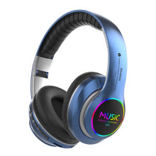 Sluchátka GBSELL Bluetooth 5.0 se subwooferem, skládací bezdrátová sluchátka přes uši, potlačení hluku, vestavěný mikrofon, měkké