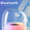 Ηχείο Bluetooth PAVEOS με φώτα, Φορητό ασύρματο ηχείο LED που αλλάζει χρώμα, Στερεοφωνικός 3