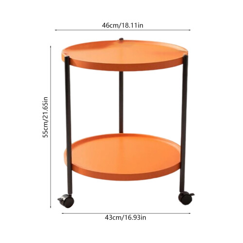 Mini mesa, mesa de cabeceira pequena e prática para apartamentos pequenos. 1