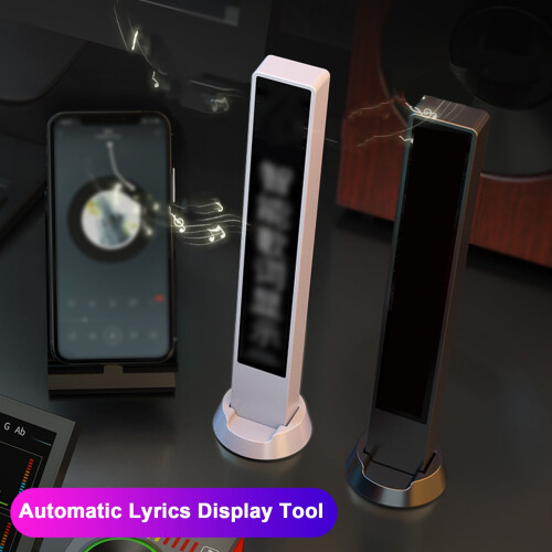 SUSUchens Οθόνη Στίχων Συμβατή με Bluetooth, Σταθερή Ασύρματη Σύνδεση, Εύκολη Ρύθμιση για 1