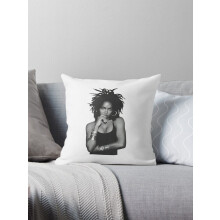 Lauryn Hill Retro Vintage 80-as évekbeli félárnyékos díszpárnahuzat, kanapéhuzat, 16x16 hüvelyk, kétoldalas