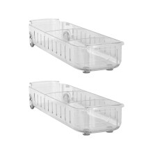 ckepdyeh2Pack Aufbewahrungsbox für Kühlschrankschublade, Gefrierfach, Kleinteile (klein)