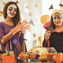 Deals of the Day! Ympuoqn Halloween Decorations indoor outdoor clearance, compatible with home decor, hot dog gloves dress up props.