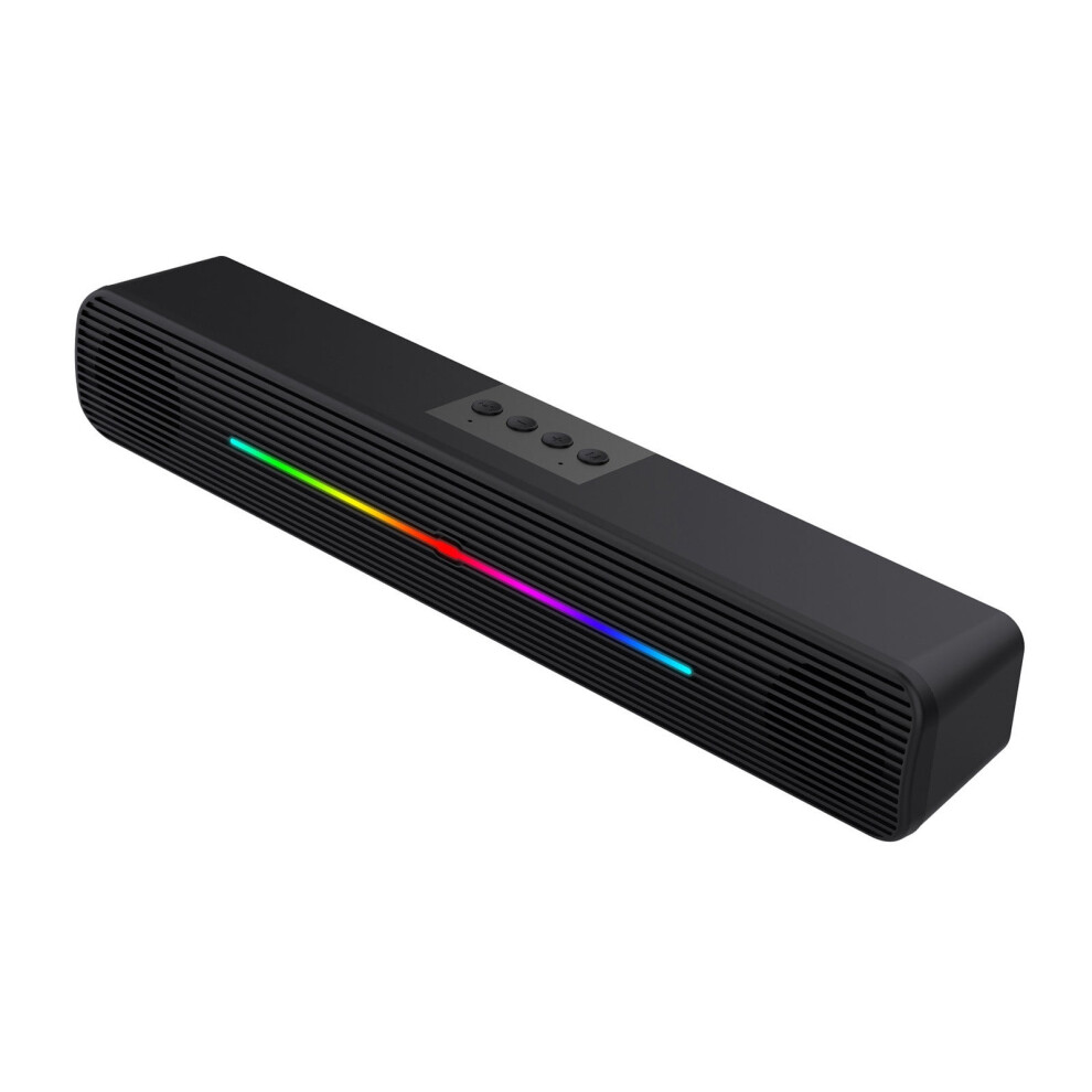 Paveos Bluetooth 5.0 Speaker With Led Lights, Stereo Bass, Noise Reduction, Compatible With All Devices, Black 9395123590660
