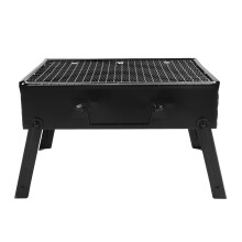 Portable Charcoal Grill with Precise Heat Control, Folding BBQ for Outdoor Cooking and Camping