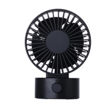 USB Desk Fan with Automatic Head Shaking, Quiet DoubleBlade, Adjustable Angle for Office or Dorm