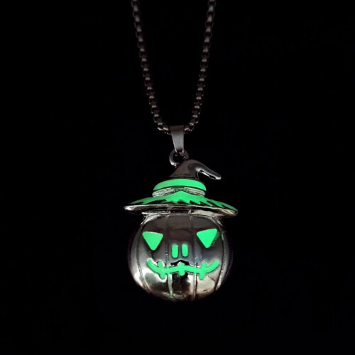 Κολιέ YiFudd Halloween με πρόσωπο φαντάσματος κολοκύθας