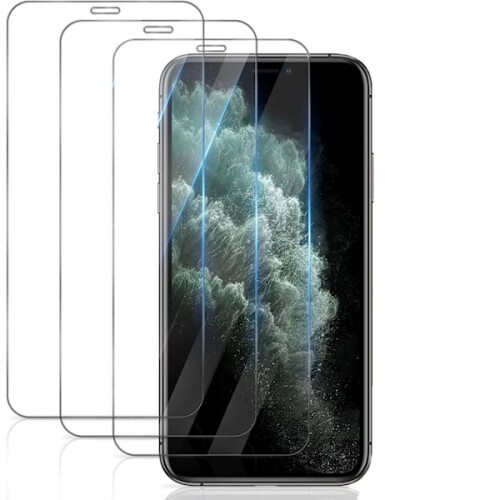 3 buc sticlă securizată compatibilă cu iPhone XR - Protector de ecran transparent