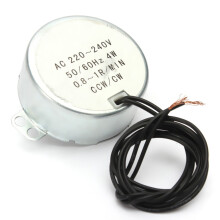 Compre agora - Motor Síncrono - Motor com Redutor Síncrono 220-240V AC 4W CW/CCW (0,8-1RPM)