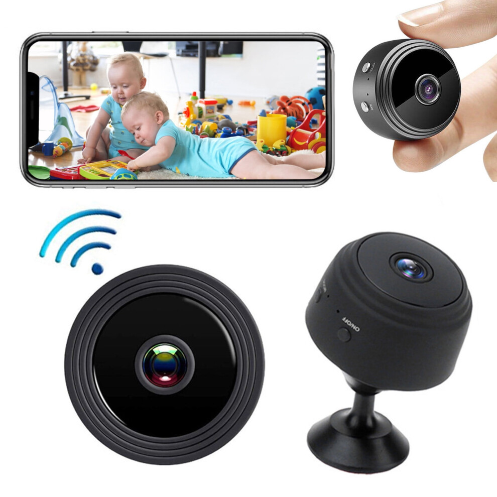 Hd 1080P Mini Camera, Wireless Wifi Security Cam With Night Vision & Motion Detection, 360 Adjustable Snake Tube, Indoor/Outdoor Use, Compatible 9395123694542