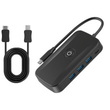 Ecran wireless USB3.0, proiector de ecran pentru telefon, proiector de ecran pentru computer, încărcător rapid PD100W, stație de andocare tip C