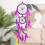 Dreamcatcher Feather weaving PINK pink 4