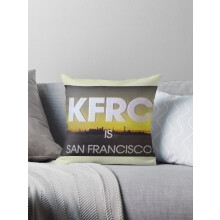 AIVO KFRC je obliečka na vankúše zo San Francisca začiatkom 80. rokov, obliečka na vankúš, obliečka na pohovku s dvoma stranami.